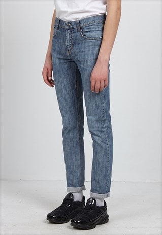 VINTAGE BLUE CHEAP MONDAY SKINNY FIT DENIM JEANS
