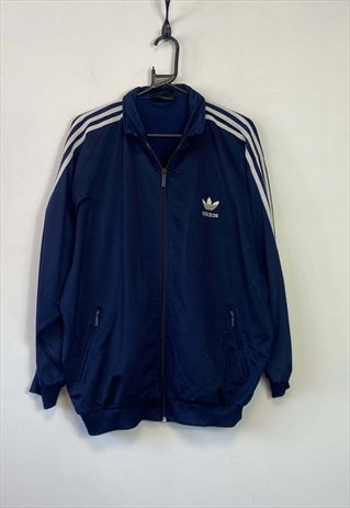 Vintage 90s Navy Adidas Track Jacket Large