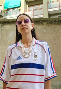 1998 Vintage rare France football shirt jersey by Adidas