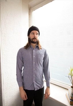 Vintage 80's Checked Cotton Shirt