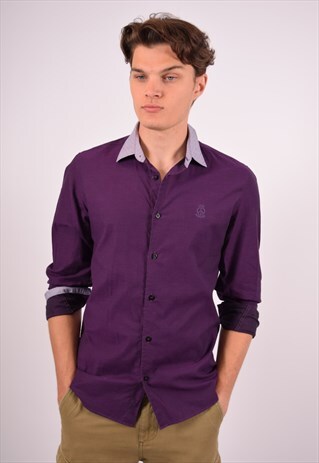 VINTAGE MOSCHINO SHIRT PURPLE