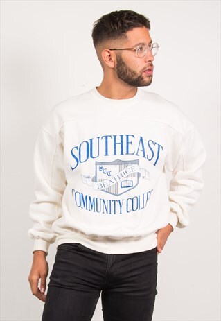 VINTAGE USA COLLEGE SWEATSHIRT