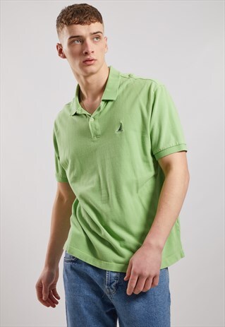 VINTAGE NAUTICA SHORT SLEEVE POLO TOP