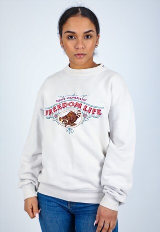 VINTAGE BEST COMPANY SWEATSHIRT W748
