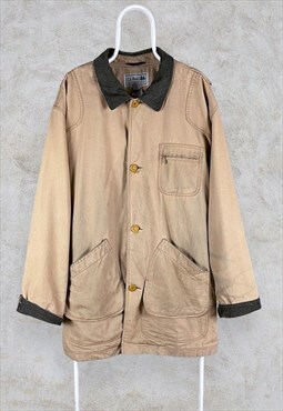 Vintage LL Bean Field Chore Jacket Cord Collar Workwear