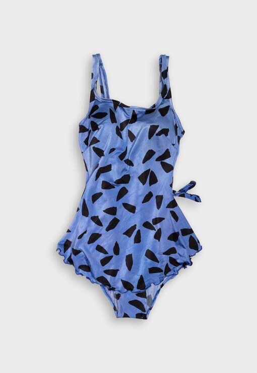 Pre-owned One-piece Swimsuit In Blue