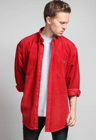 VINTAGE OVERSIZED CORDUROY SHIRT
