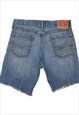 VINTAGE LEVI'S 514 CUT-OFF DENIM SHORTS - W33 L10