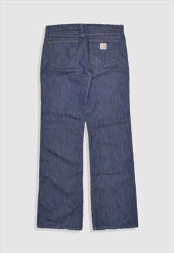 Vintage Carhartt Bootcut Denim Jeans in Blue