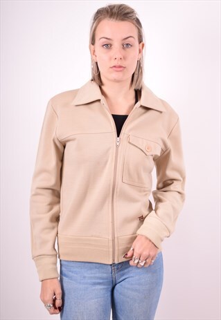 WOMENS VINTAGE JACKET MEDIUM BEIGE 90'S
