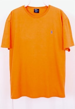 Polo Ralph Lauren T-Shirt in Orange colour, USA Vintage.