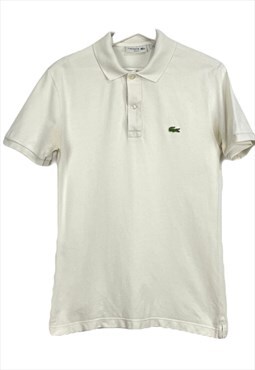 Vintage Lacoste Polo shirt in White XS