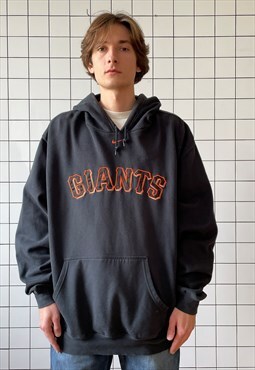 Vintage NIKE Hoodie Center Swoosh NY Giants Sweatshirt