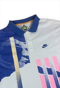 Nike Challenge Court m Vintage 90s Agassi style polo shirt