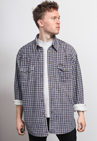 VINTAGE WRANGLER CORDUROY CORD SHIRT