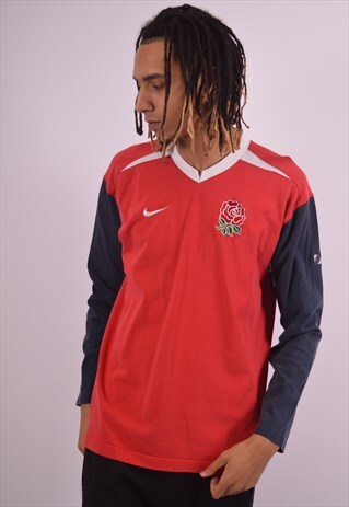 VINTAGE NIKE TOP LONG SLEEVE RED