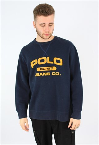 RALPH LAUREN POLO JEANS LOGO SWEATSHIRT