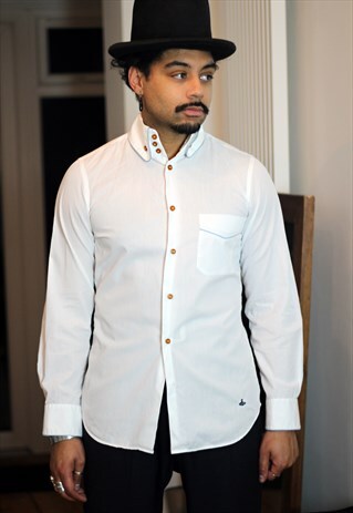 VINTAGE VIVIENNE WESTWOOD WHITE DRESS SHIRT