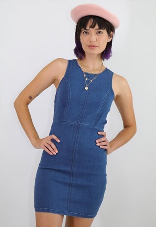 ZORA SLIM URBAN 90S DENIM DRESS