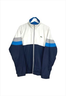 Vintage Y90's Lacoste Trackjacket in Blue L
