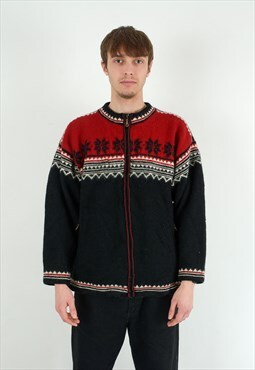 DALE OF NORWAY Cardigan Men S - M Wool Zuo Jumper Sweater