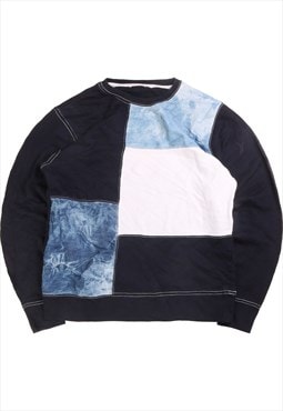 Vintage 90's Ikka Sweatshirt Square Crewneck Navy