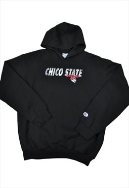 Vintage State Wildcats Hoodie Sweater Black Ladies Small