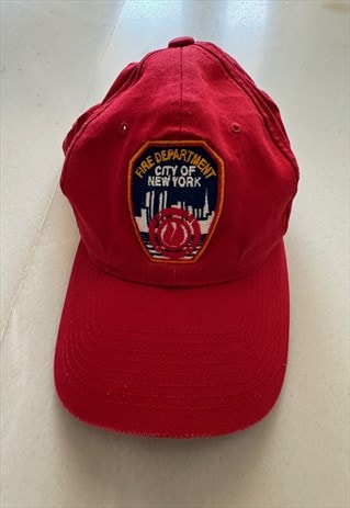 Vintage FDNY Red Hat