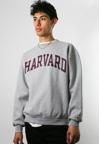 CHAMPION SWEATSHIRT, ROUND NECK COLLEGE SWEATER