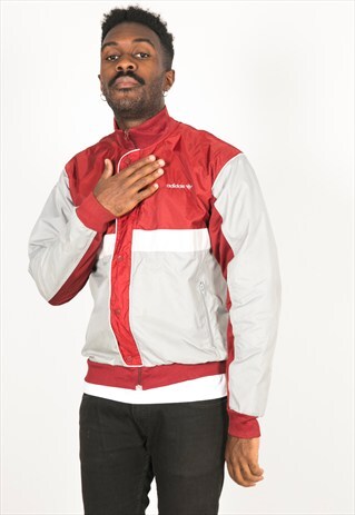 VINTAGE 80S USA ADIDAS SHELL SPORT JACKET / R009