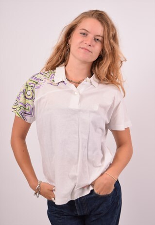 VINTAGE SERGIO TACCHINI POLO SHIRT WHITE