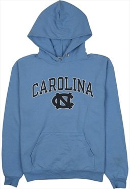 Vintage 90's Champion Hoodie Carolina College Pullover Blue