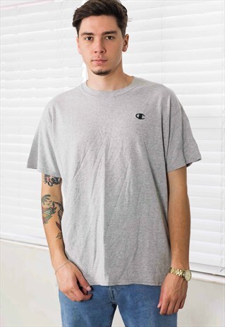 VINTAGE CHAMPION T-SHIRT LOGO 90S XL 7.5