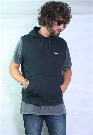 NIKE SLEEVE LESS VINTAGE HOODIE