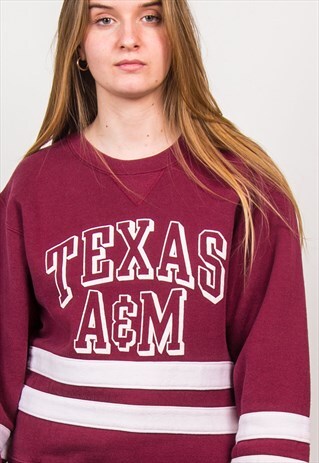 VINTAGE 90'S TEXAS A&M SWEATSHIRT USA COLLEGE
