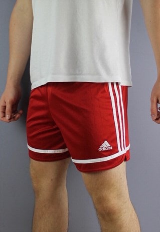 VINTAGE ERIMA SPRINTER SHORTS IN NAVY WITH EMBROIDERED LOGO