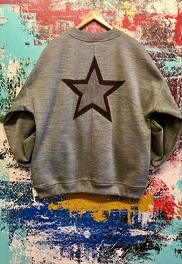 Applique Double Star Hand Made Sweat