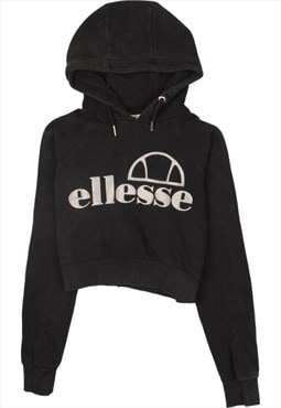 Vintage 90's Ellesse Hoodie Crop Spellout