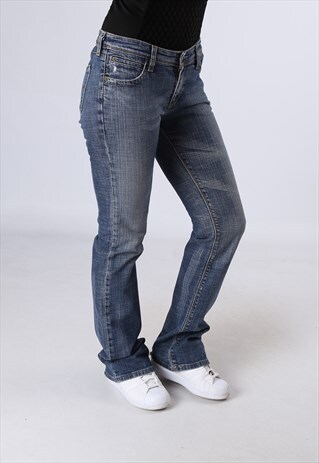 LEVIS 572 DENIM BOOTCUT JEANS LONG LEG UK 10 (AB2I)