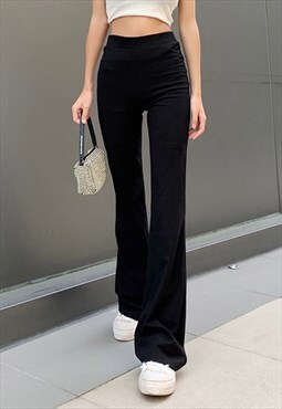 Miillow high waist flared casual trousers