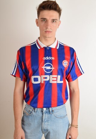 RARE VINTAGE ADIDAS JERSEY BAYERN MUNCHEN MATTHAUS 90'S