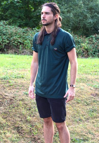 VINTAGE 90S PAUL & SHARK POLO SHIRT LARGE - SAILING T-SHIRT