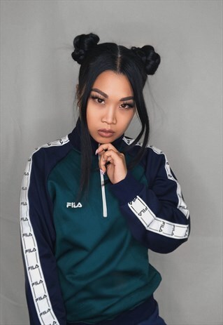 FILA VINTAGE TRACKSUIT SPORTS TOP / ZIP UP JACKET