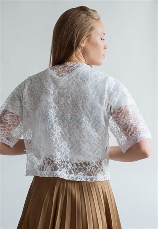 VINTAGE 70S BOHO BOLERO TOP