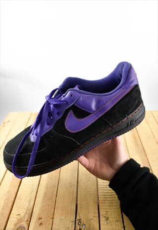 VINTAGE NIKE AIR FORCE 1 BLACK & PURPLE