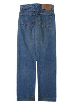 Vintage Levis 501 Blue Straight Jeans Womens