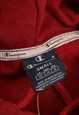 VINTAGE CHAMPION SPELLOUT MAROON HOODIE MENS