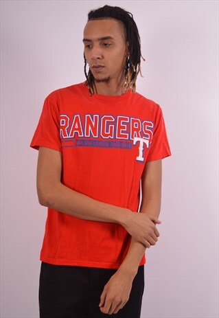VINTAGE TEXAS RANGERS T-SHIRT TOP RED