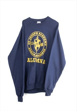 Vintage Alumna Michigan Sweatshirt in Blue S