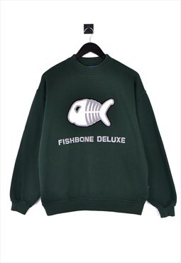 Vintage Fishbone 90s Buggy Fit Sweatshirt Jumper